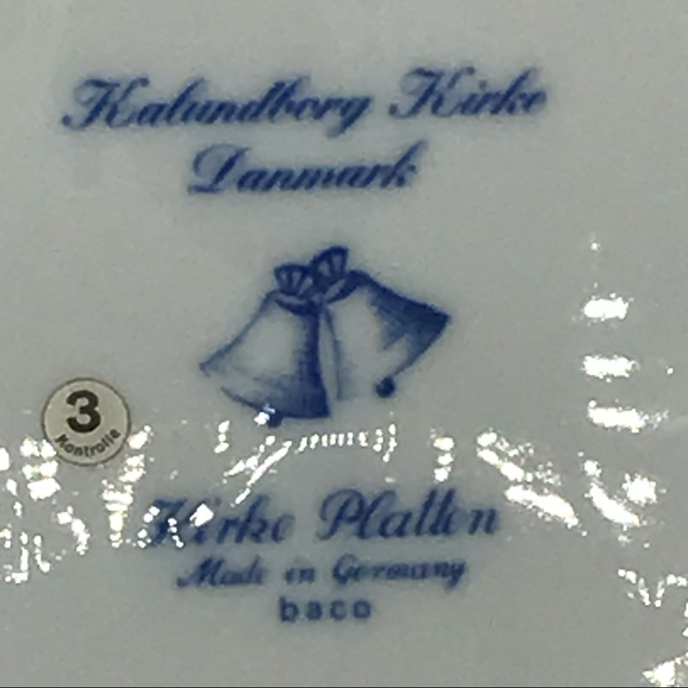🎄🎁 Vintage German Christmas Collector’s Plate - 1972 by Baco - Picture 3 of 4